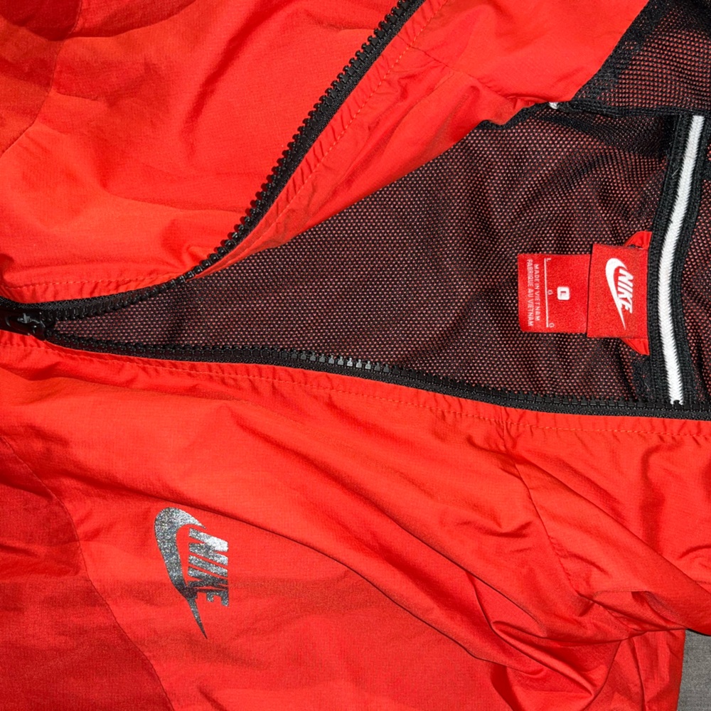 Nike Tech Red Windbreaker Jacket - image 3